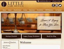 Tablet Screenshot of littlelawoffices.com